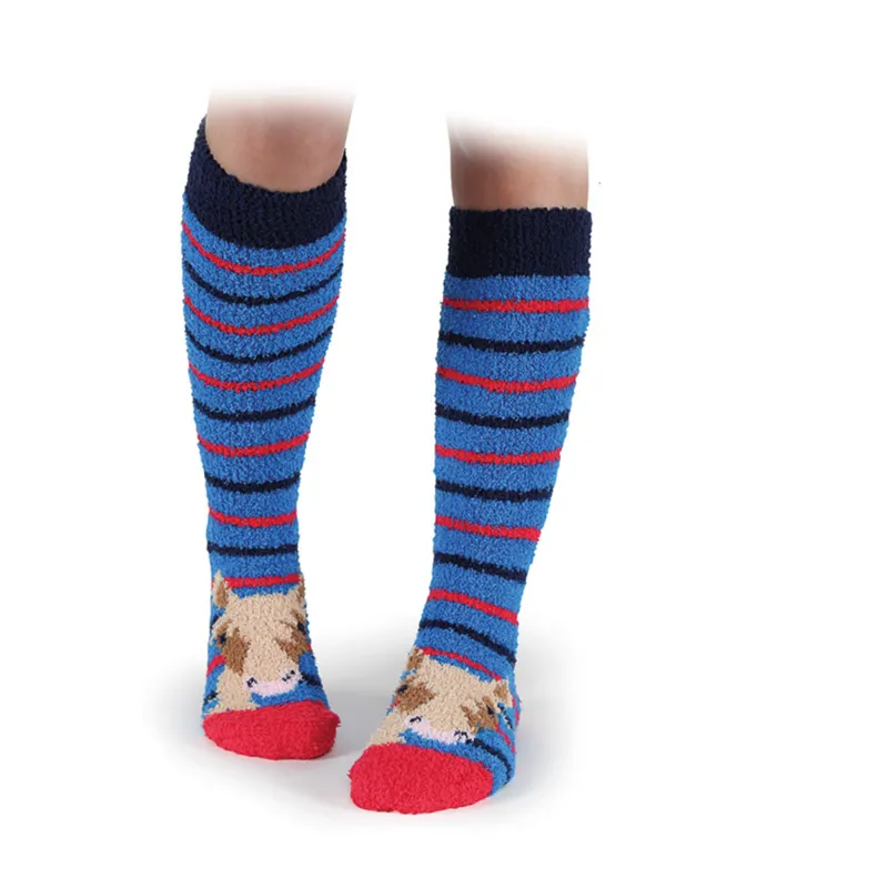 Shires Fluffy Socks - Coloured 